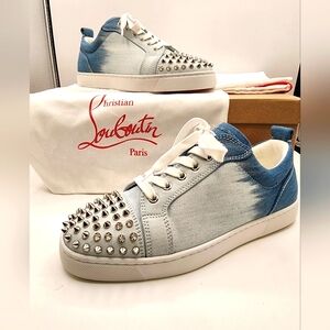 Christian Louboutin Louis Junior Spikes Sneakers - NWT